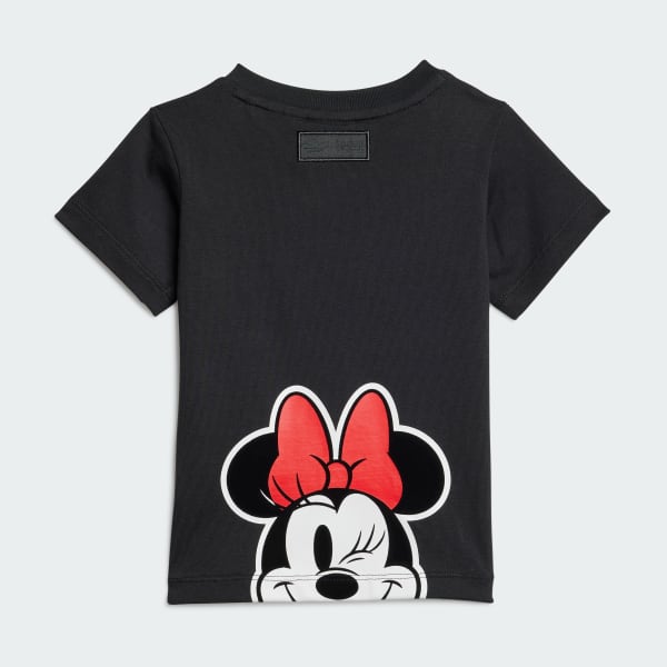 Negro Conjunto Playera y Shorts adidas x Disney Minnie Mouse (Bebé)