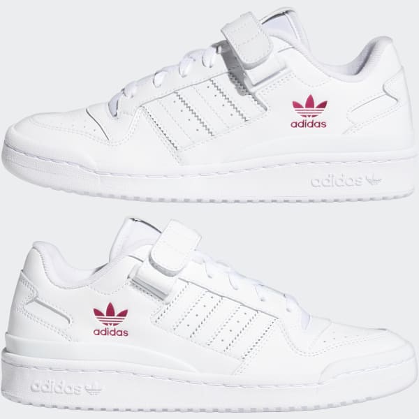 Adidas forum outlet low blanche
