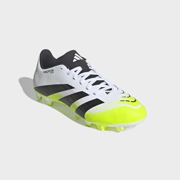adidas Predator ホワイト/イエロー サッカーシューズ Predator_Club_Firm-Multi-