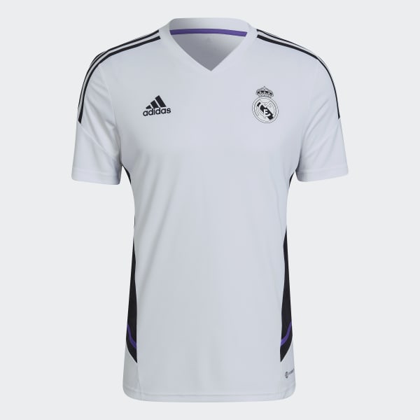  adidas Camiseta Real Madrid 2021-22 para hombre, Blanco :  Deportes y Actividades al Aire Libre