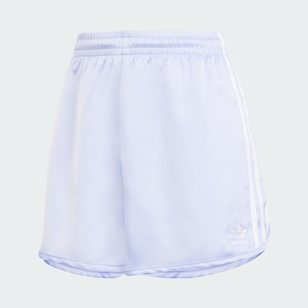 Paars Satin Sprint Short