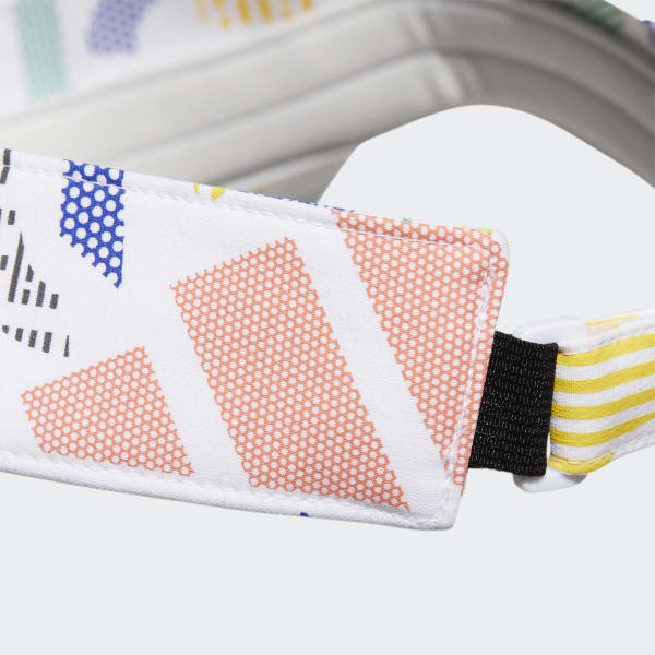 White Graphic Visor