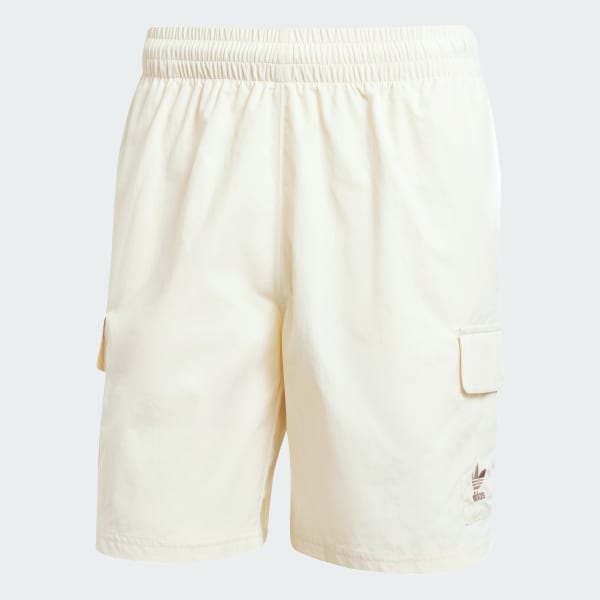 Blanco Shorts Cargo Trifolio Essentials Tejidos
