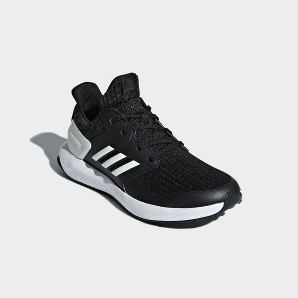 adidas black knitted trainers