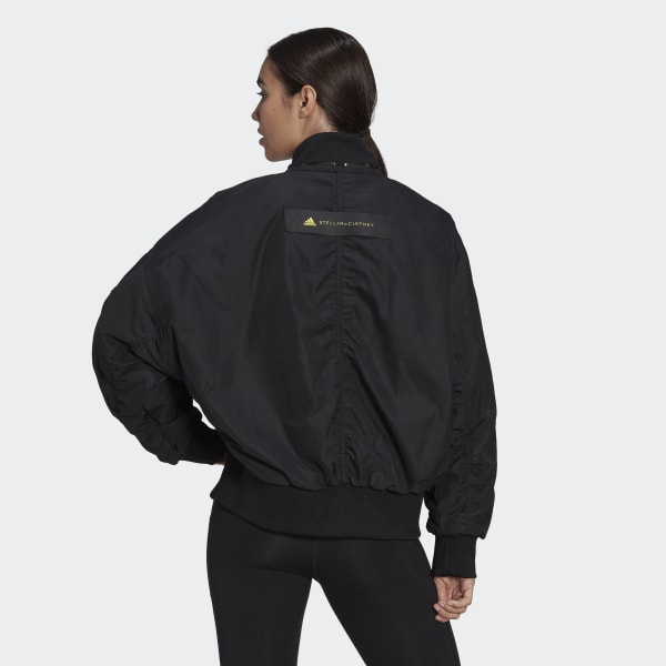 Sort adidas by Stella McCartney Woven bomberjakke