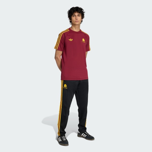 Czerń Spodnie dresowe AS Roma Originals