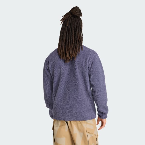 Lilla Terrex Xploric High Pile Fleece Pullover Genser