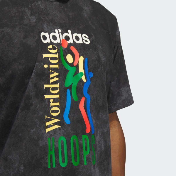 adidas Worldwide Hoops Graphic Tee - Grey | adidas Philippines adidas Worldwide Hoops Graphic Tee - Grey | adidas Philippines