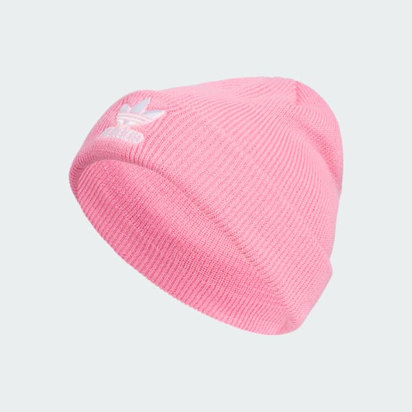 Adidas pink trefoil beanie shop