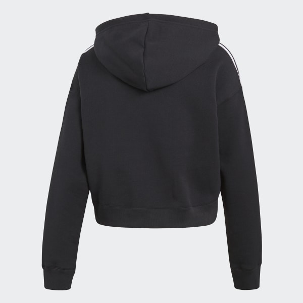 black hoodie cropped