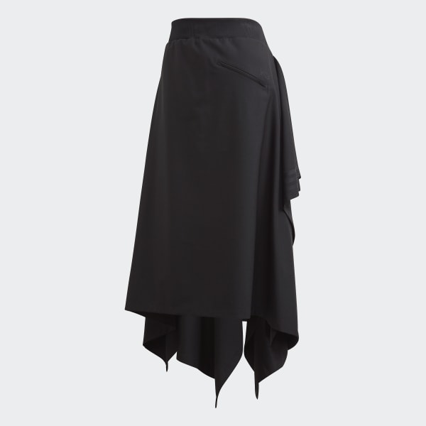Black Y-3 Craft 3-Stripes Skirt