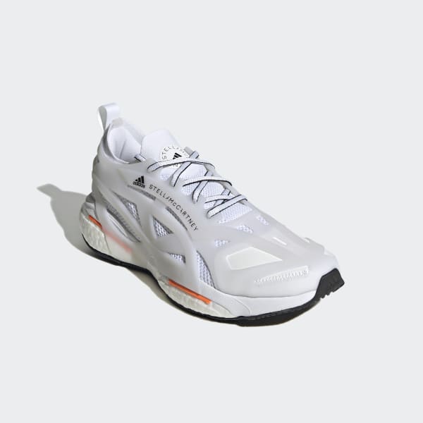 Bialy adidas by Stella McCartney Solarglide Running Shoes LRG13