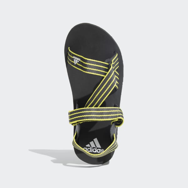 Buy Black  Yellow Textured Sandals online  Looksgudin