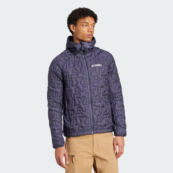 Azul Casaca Térmica con Capucha Terrex Xperior PrimaLoft Loose Fill