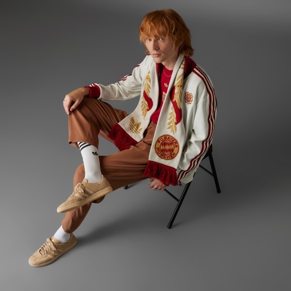 White FC Bayern Anniversary Track Top