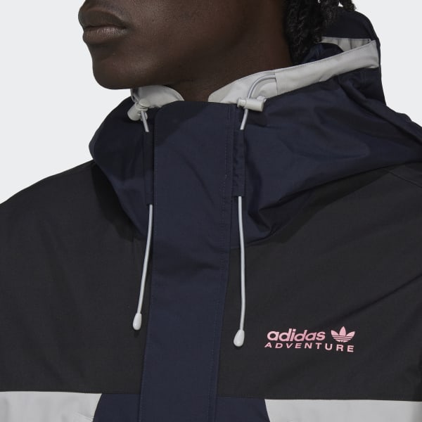 Blau adidas Adventure Ride Tec Jacke BY106
