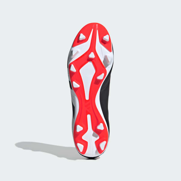 Black Predator Club Sock Flexible Ground Football Boots