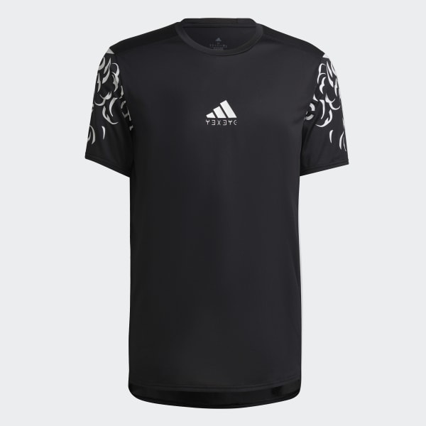 Zwart Marvel Black Panther Graphic Running T-shirt MGU37