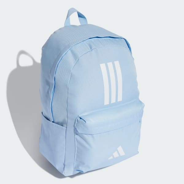 Blue Classic Back-to-School 3-Stripes Backpack