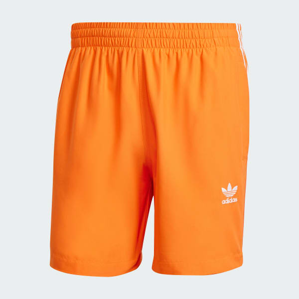 Pomarańczowy Originals Adicolor 3-Stripes Swim Shorts