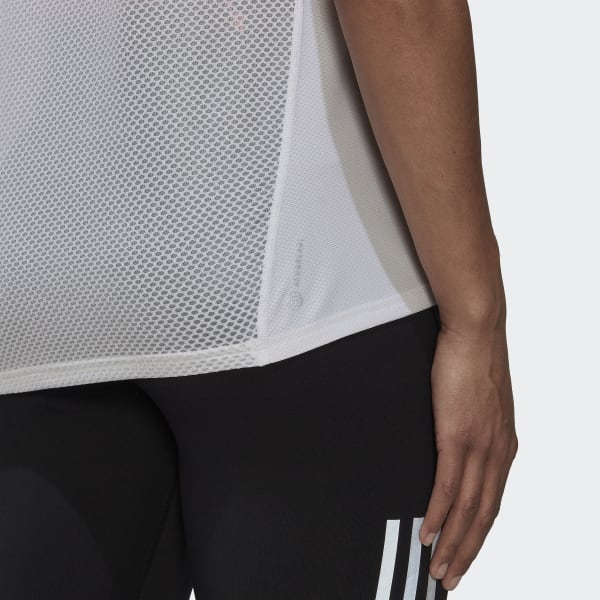 Branco Camiseta Corrida Adi Runner XR667