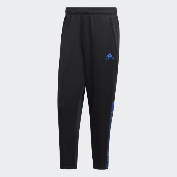 Schwarz Tiro 7/8 Trainingshose