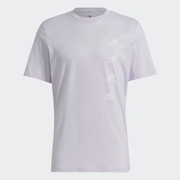 Morado Camiseta Essentials Gradient Logo