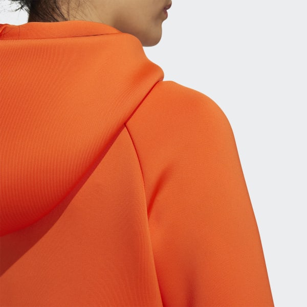 Orange 3-Bar Long Sleeve Pullover Hoodie LOO12