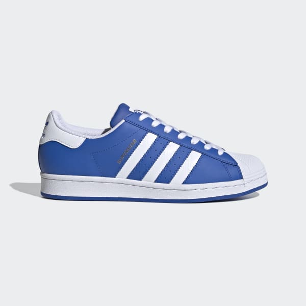 adidas superstar blue and gold