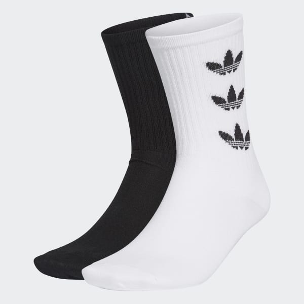 adidas trefoil socks black