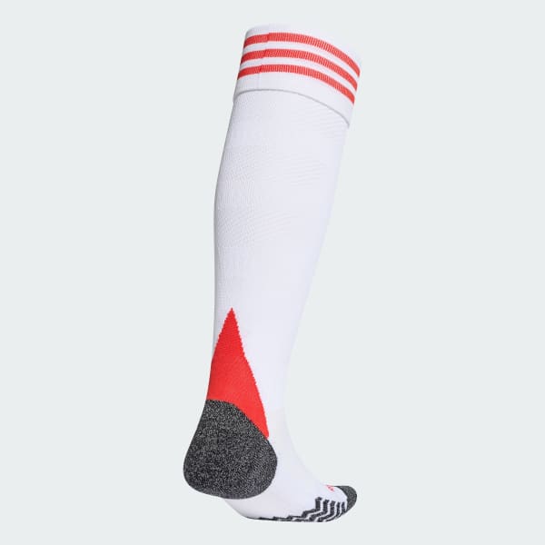 White FC Bayern 25/26 Home Socks