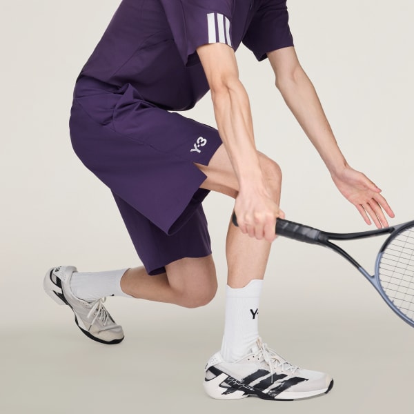 adidas Y-3 Tennis Pro Ergo Shorts - Purple | Free Shipping with