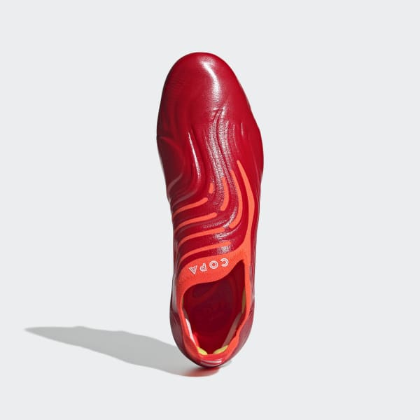 Rojo Calzado de Fútbol Copa Sense+ Terreno Blando