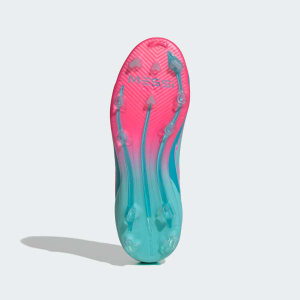 Turquoise Chaussure F50 Elite Messi Terrain souple Enfants