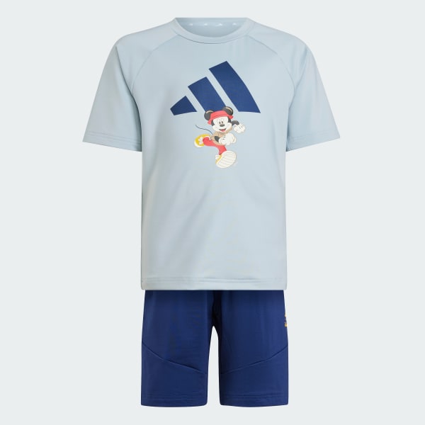 Blue ADIDAS DISNEY MICKEY MOUSE T-SHIRT SET