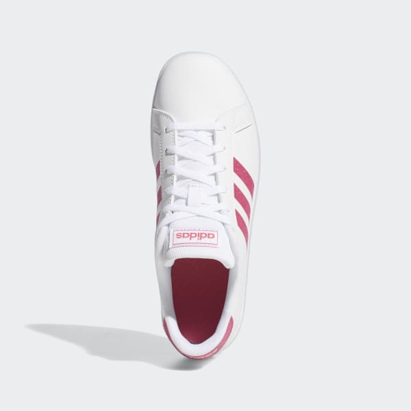 adidas grand court k pink