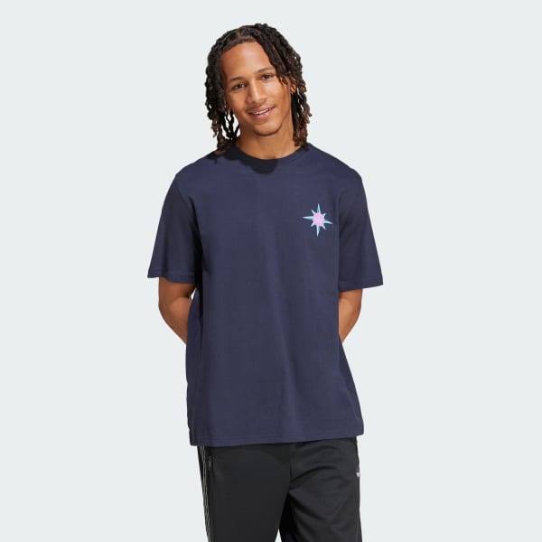 Μπλε Trefoil Tee