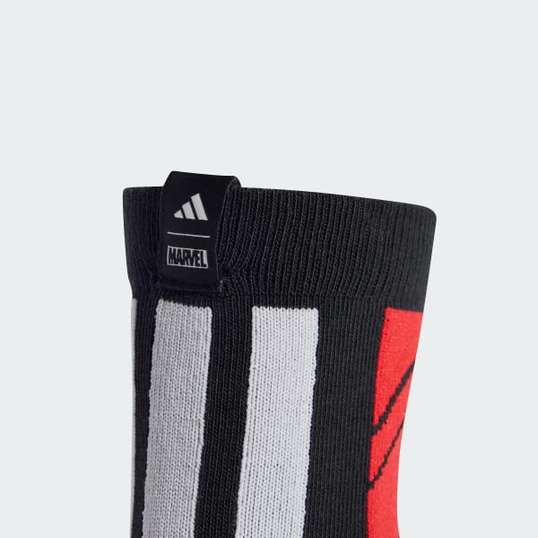 Vermelho Meias adidas x Marvel Homem-Aranha 3 Pares Infantil