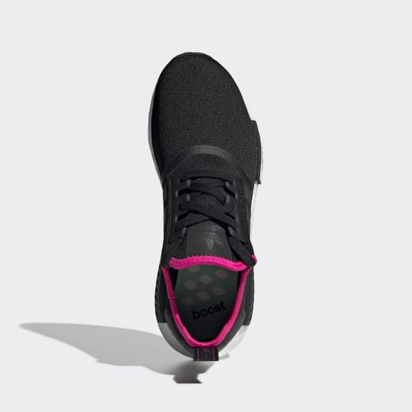 Get Adidas Nmd R1 Black Pink Background