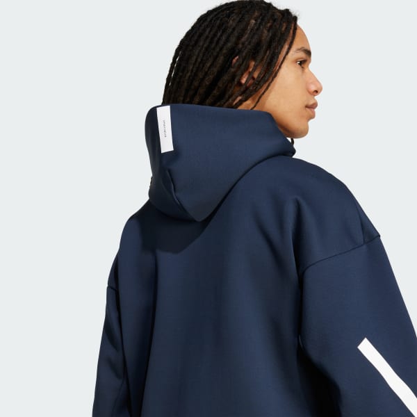 アディダスBLUE VERSION シルバートラックジャケット&パンツ adidas（アディダス）の「BLUE VERSION シルバー トラックトップ