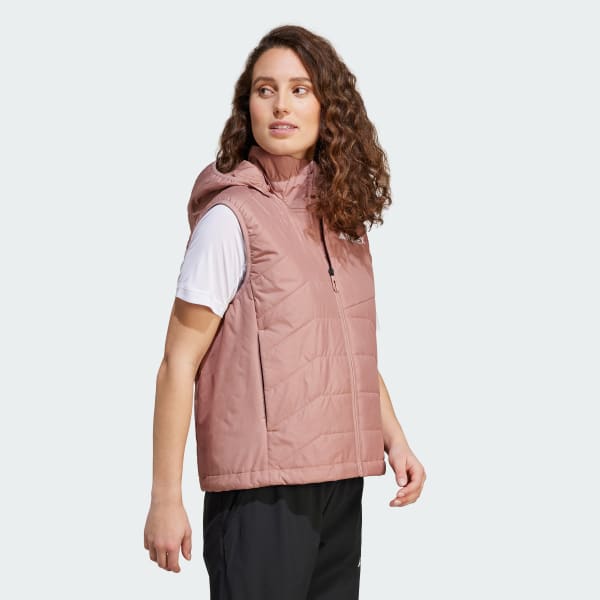 Pink Terrex Multi Climawarm Insulated Hooded Vest