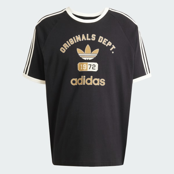 ★ adidas★ OG DEPT TEE KD6265 adidas 3-Stripes Originals Dept. Graphic Tee - Black | Free