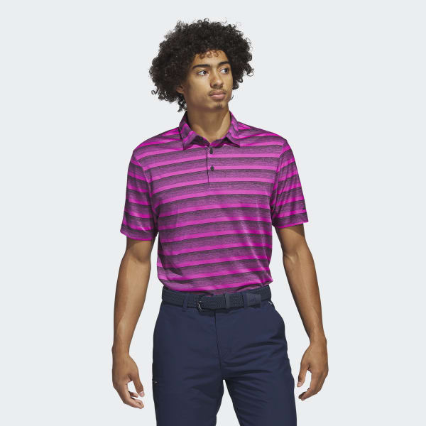 adidas Two-Color Striped Shirt - | Men's Golf | adidas