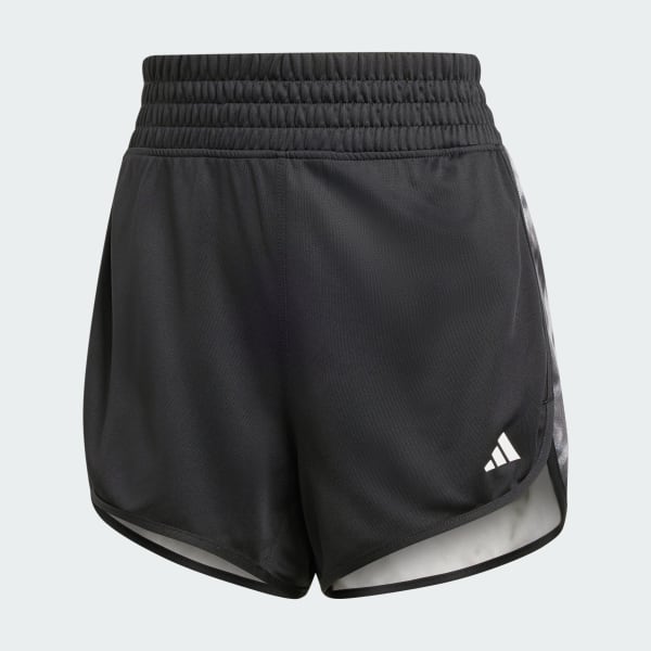 Preto Shorts Malha Estampado Pacer Training Essentials Flower Tie-Dye 