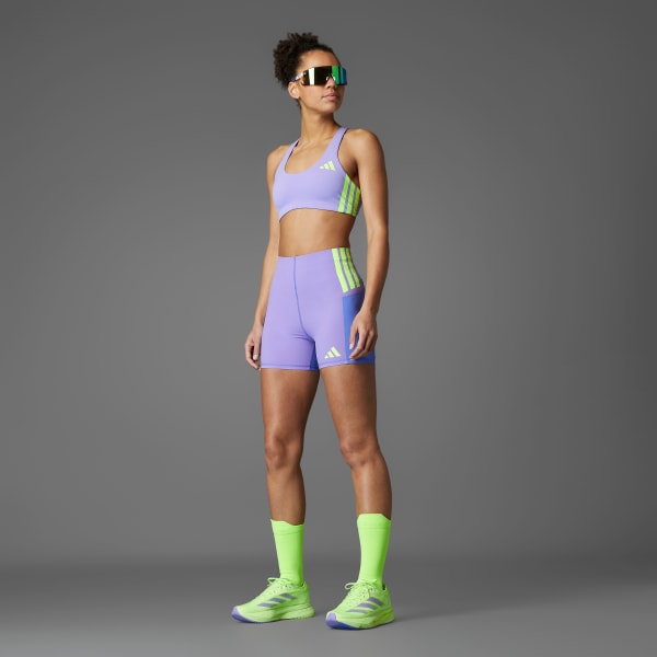 Ungu Legging Pendek Adizero For Her