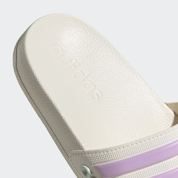 adidas Adilette Shower Slides - White | Free Shipping with adiClub