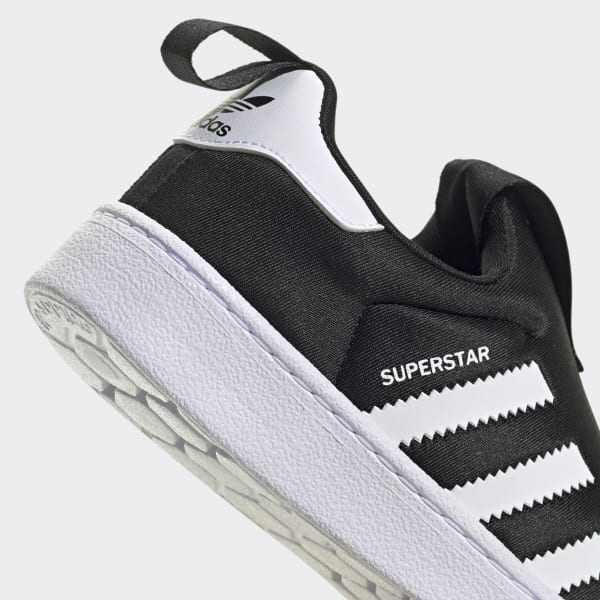 Black Superstar 360 Shoes LWD04