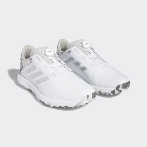 White S2G BOA Wide Golf Shoes