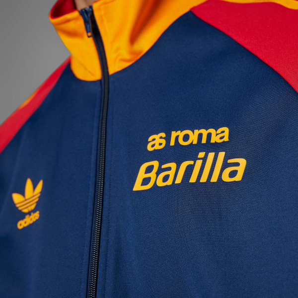สีน้ำเงิน เสื้อแทรคแจ็คเก็ต AS Roma Bring Back 1993