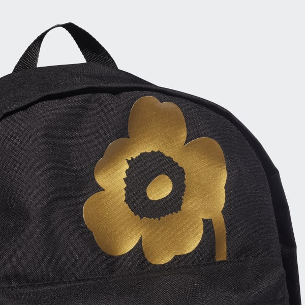 Black Marimekko Unikko Flower-Print Classic Backpack IWQ04